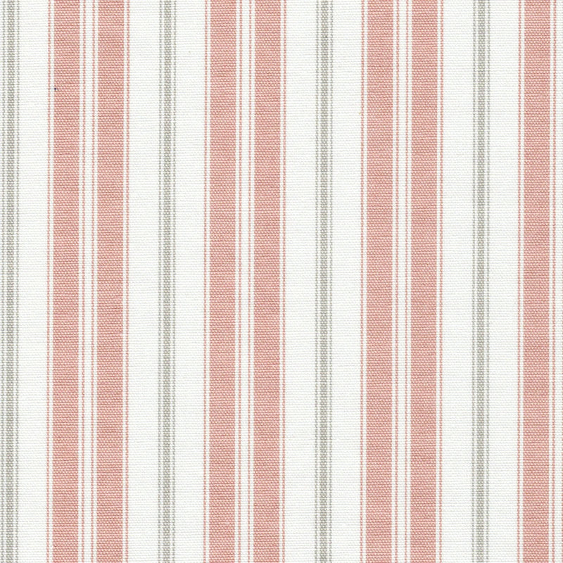 Tailored Bedskirt in Newbury Blush Stripe- Pink, Gray, White