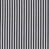 Rod Pocket Curtains in Polo Onyx Black Stripe on White