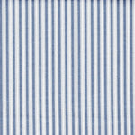 Round Tablecloth in Polo Sail Blue Stripe on White
