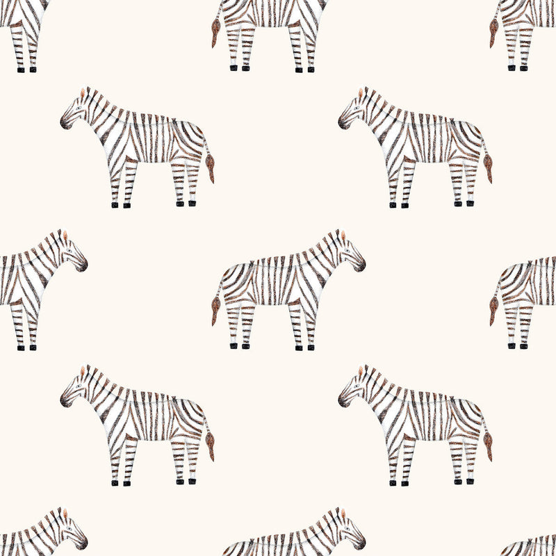 Zebras Pattern Wallpaper