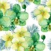 Yellow and Green Flowers Wallpaper