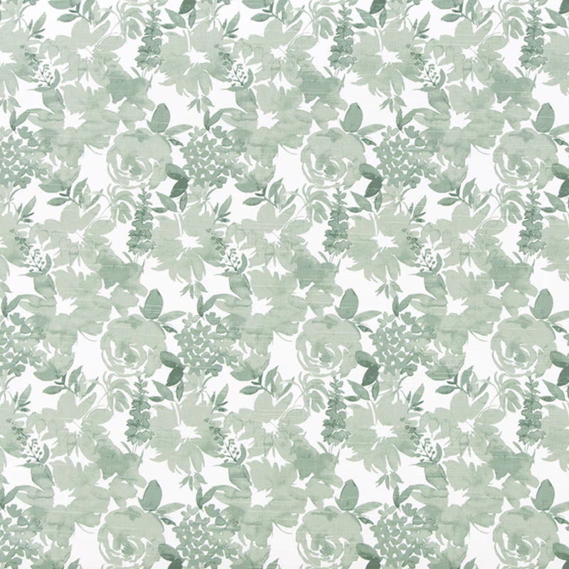 Round Tablecloth in Zinnia Spruce Green Floral