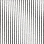 Gathered Bedskirt in Classic Black Ticking Stripe on White