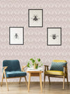 Floral Ornament in Vintage Style Wallpaper