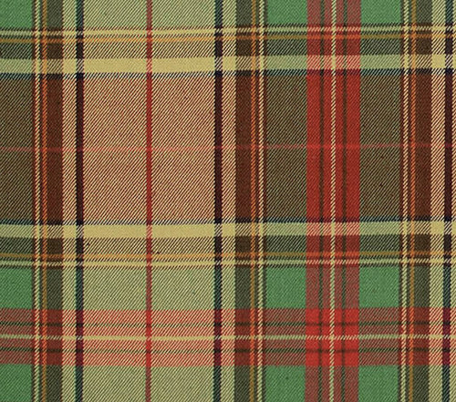 Tailored Valance in Ancient Campbell Ivy League Tartan Plaid