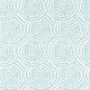 Bed Scarf in Cecil Cancun Blue Watercolor Dot Circular Geometric