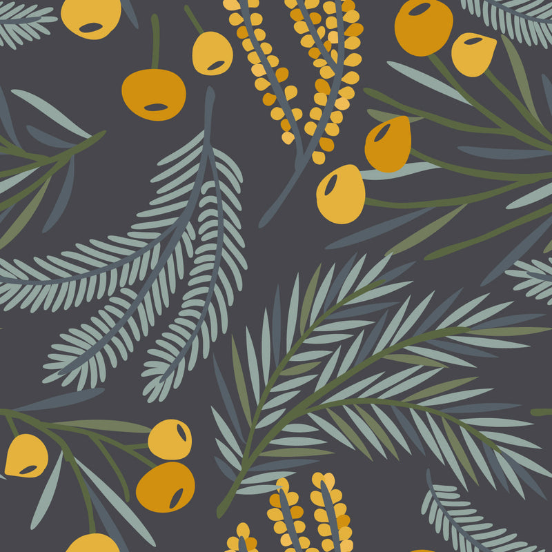 Yellow Berries Wallpaper