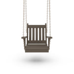 Keystone Amish Co. Franklin Swing Chair, Grey Stain