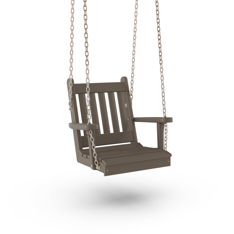 Keystone Amish Co. Franklin Swing Chair, Grey Stain