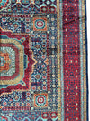 Hand-Knotted Mamluk Wool Rug – 8'4" x 9'9" – Intricate Geometric Masterpiece