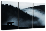 Misty Mountain Bear Wall Art