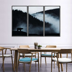 Misty Mountain Bear Wall Art