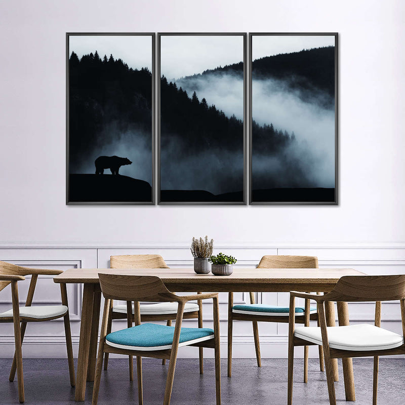 Misty Mountain Bear Wall Art