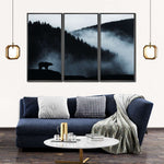 Misty Mountain Bear Wall Art