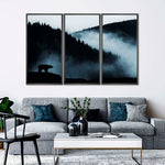 Misty Mountain Bear Wall Art