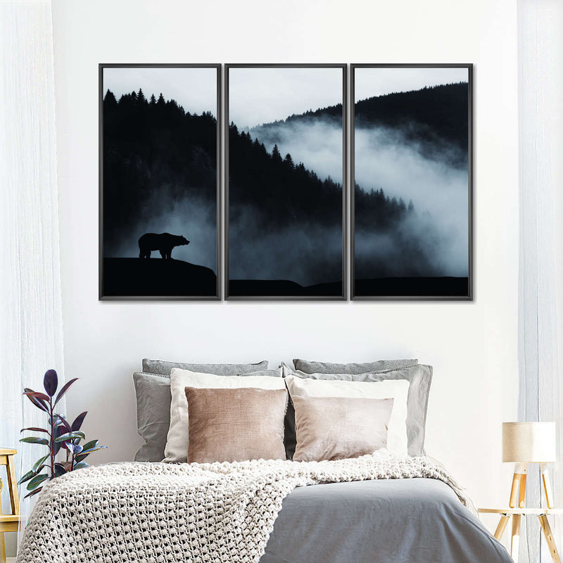 Misty Mountain Bear Wall Art