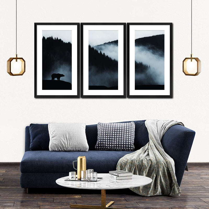 Misty Mountain Bear Wall Art