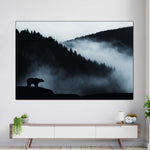 Misty Mountain Bear Wall Art