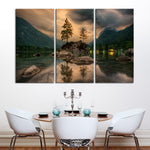Magical Lakeside Mountain Wall Art