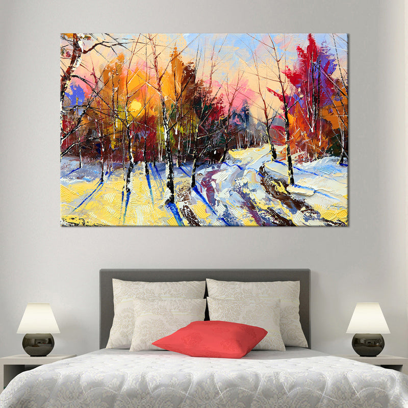 Snowy Forest Wall Art