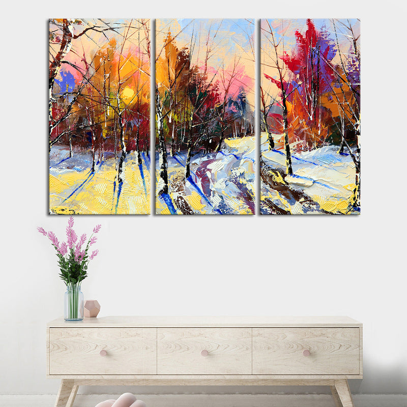 Snowy Forest Wall Art