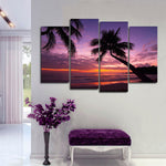 Palm Koh Samui Sunset Wall Art