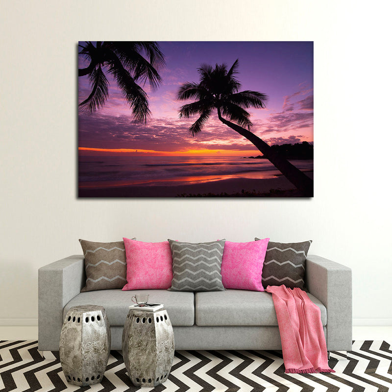 Palm Koh Samui Sunset Wall Art