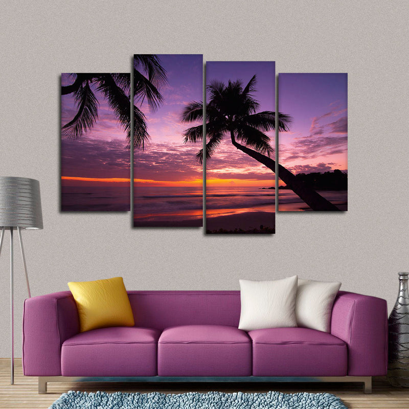 Palm Koh Samui Sunset Wall Art