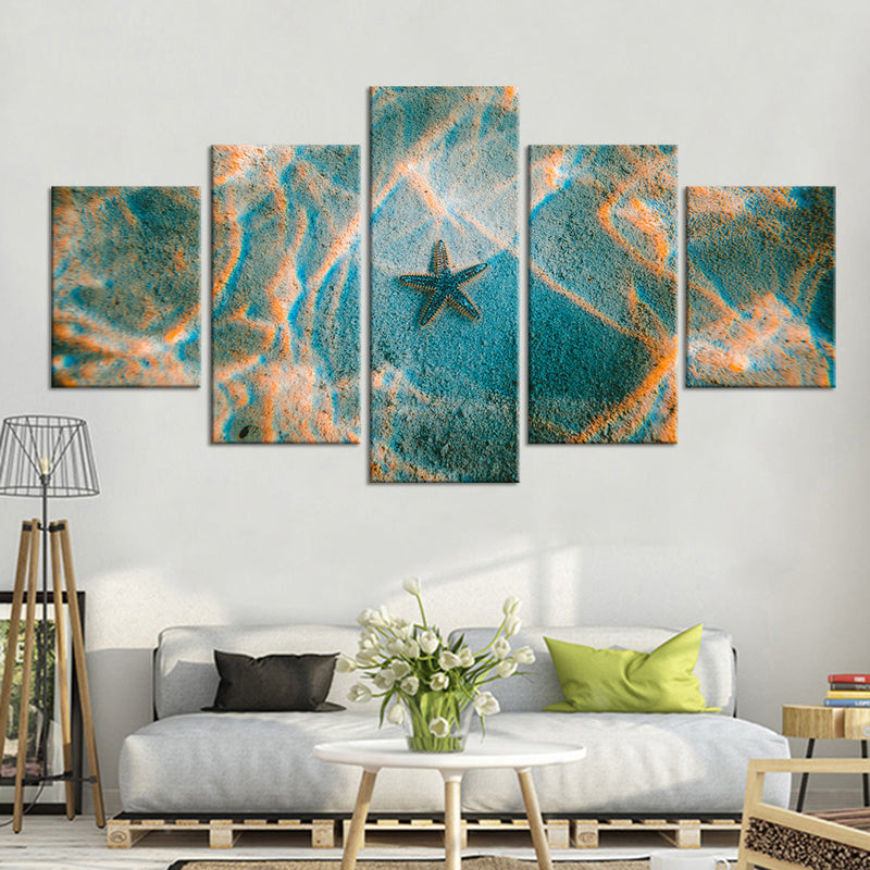 Sandy Underwater Starfish Wall Art