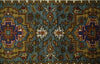 10 feet runner rug Mustard, Gray and Ivory Hand knotted Traditional wool Area Rug