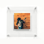 Double Panel Acrylic Floating Wall Frames - CHOOSE YOUR SIZE (Silver/Gold)
