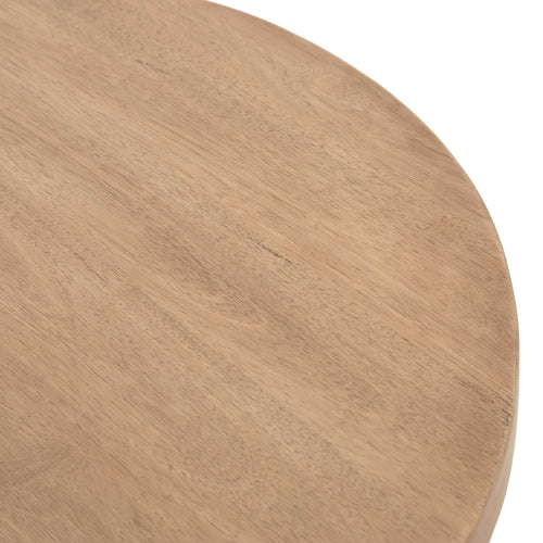 Mesa Round Coffee Table - Light Brushed | ready to ship!