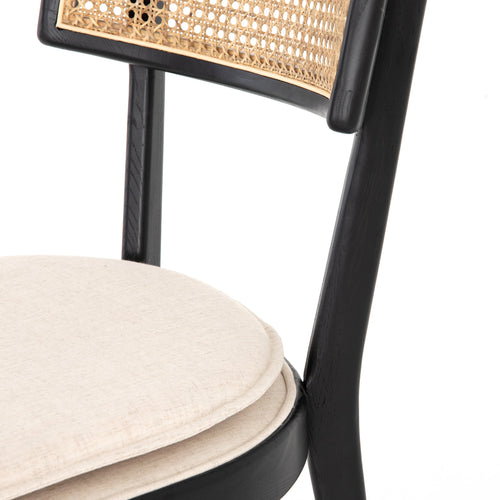 Britt Brushed Ebony Dining Chair | ready to ship!