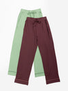 Women's Stretch-Knit Long Sleeve Bamboo Pajama Set