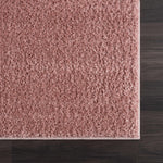 Judy Pink Washable Plush Rug