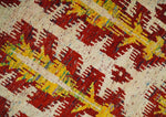 8x10 and 10x14 Hand Knotted Beige, Rust and Gold Modern Contemporary Southwestern Tribal Trellis Recycled Silk Area Rug | OP24