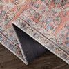 Urpi Rose & Blue Washable Area Rug