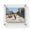 5x7" Photo Floating Acrylic Clear Picture Frame (Frame Size 10x12")