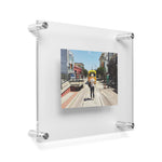 5x7" Photo Floating Acrylic Clear Picture Frame (Frame Size 10x12")