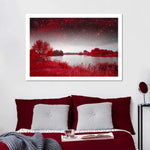 Red Mystical Spring Wall Art