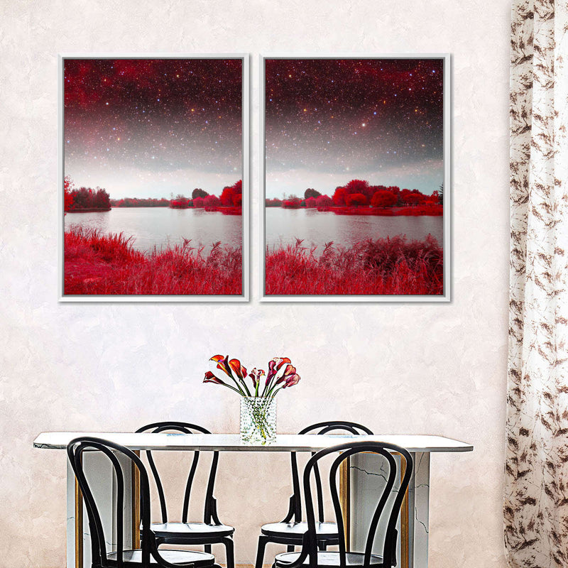 Red Mystical Spring Wall Art