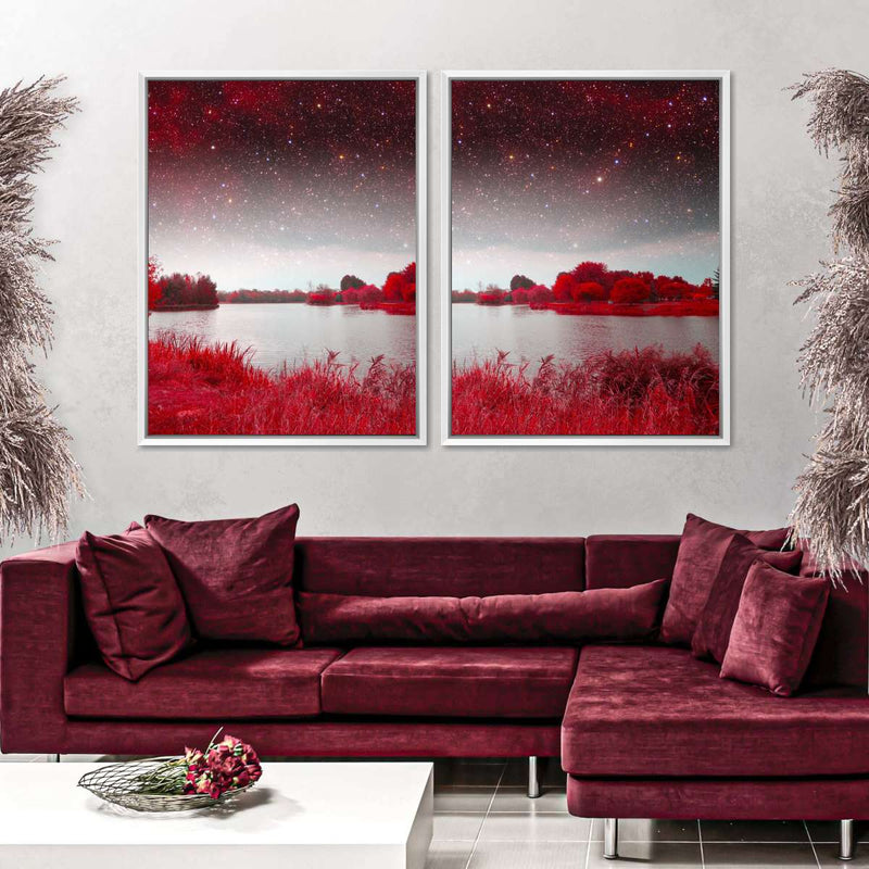 Red Mystical Spring Wall Art