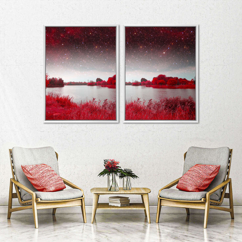 Red Mystical Spring Wall Art
