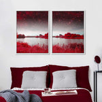 Red Mystical Spring Wall Art