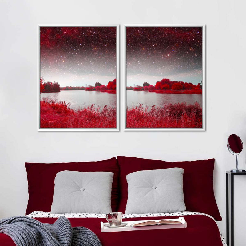 Red Mystical Spring Wall Art