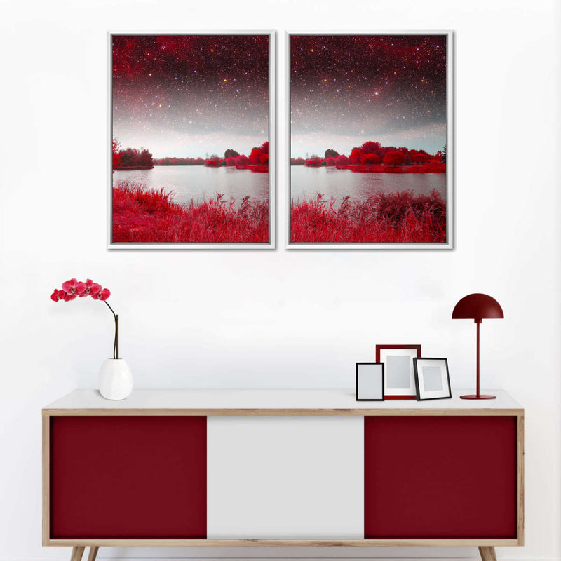 Red Mystical Spring Wall Art
