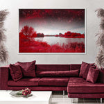 Red Mystical Spring Wall Art