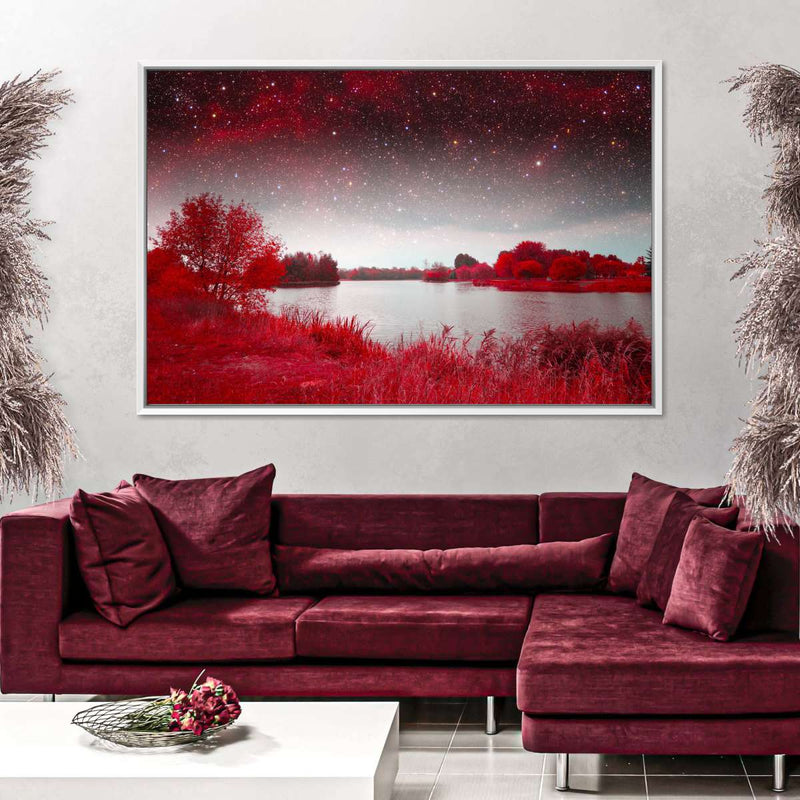 Red Mystical Spring Wall Art