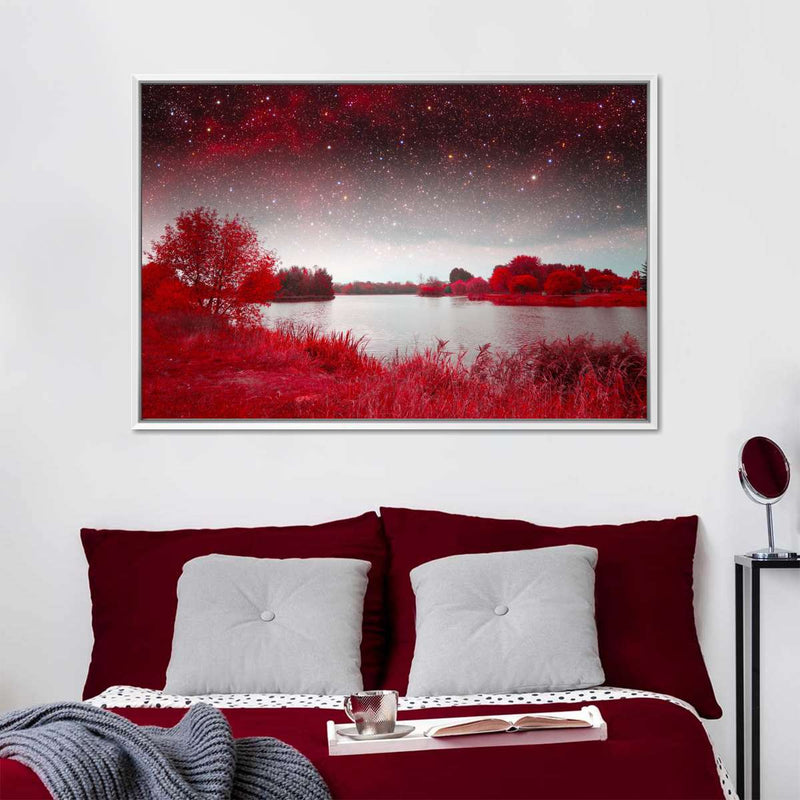 Red Mystical Spring Wall Art