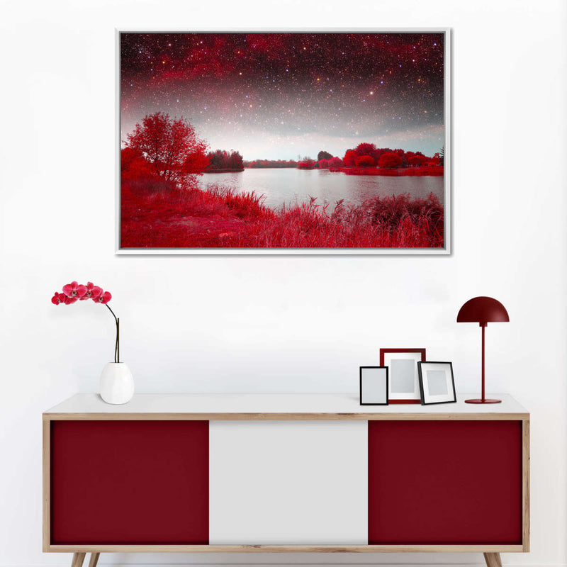 Red Mystical Spring Wall Art
